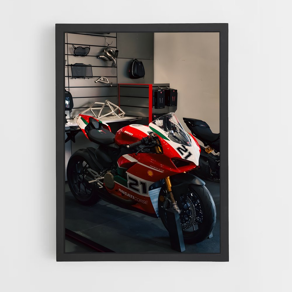 Poster superbe Panigale v – affiche Ducati (vue 2)